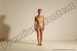 Underwear Woman White Dancing Dynamic poses Academic