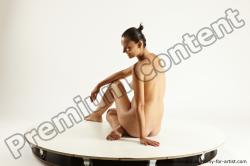 Nude Woman White Pregnant Multi angle poses Pinup