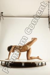 Underwear Woman Black Athletic long black Multi angle poses Academic