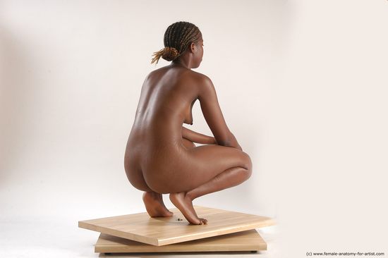 Nude Woman White Laying poses - ALL Slim Laying poses - on side dreadlocks black Pinup