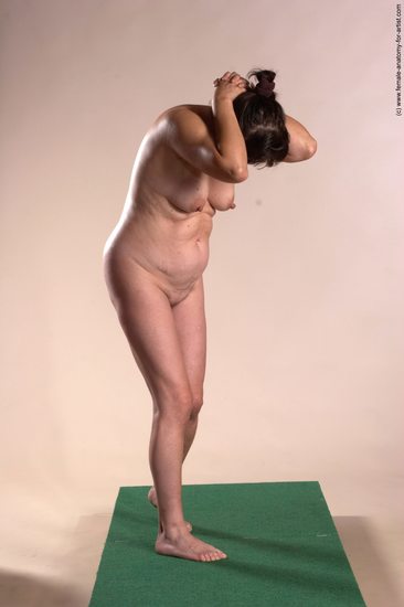 Nude Woman White Standing poses - ALL Average medium brown Standing poses - simple Pinup