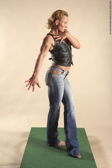 Casual Woman White Standing poses - ALL Muscular medium blond Standing poses - simple Academic