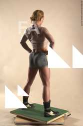 Casual Woman White Standing poses - ALL Muscular medium blond Standing poses - simple Academic