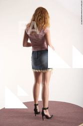 Casual Woman White Standing poses - ALL Slim medium colored Standing poses - simple Academic
