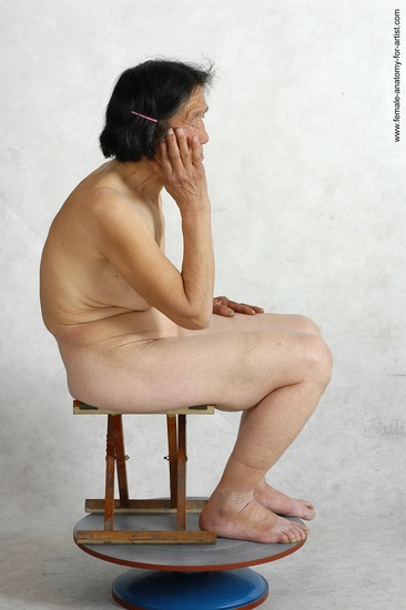 and more Nude Woman Asian Sitting poses - ALL Slim medium black Sitting poses - simple Pinup