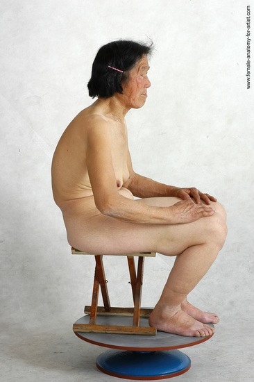 and more Nude Woman Asian Sitting poses - ALL Slim medium black Sitting poses - simple Pinup