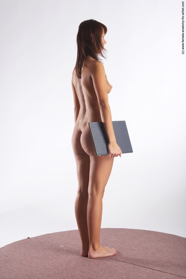 Nude Daily activities Woman White Standing poses - ALL Slim long brown Standing poses - simple Pinup