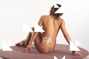 Nude Woman White Sitting poses - ALL Slim medium brown Sitting poses - simple Pinup