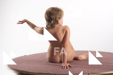 Nude Woman White Sitting poses - ALL Average short blond Sitting poses - simple Pinup