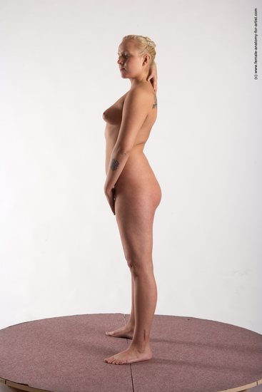 Nude Woman White Standing poses - ALL Average medium blond Standing poses - simple Pinup