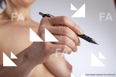 Nude Holding Woman White Detailed photos Slim short brown Pinup