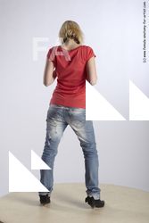 Casual Woman White Standing poses - ALL Slim medium blond Standing poses - simple Academic