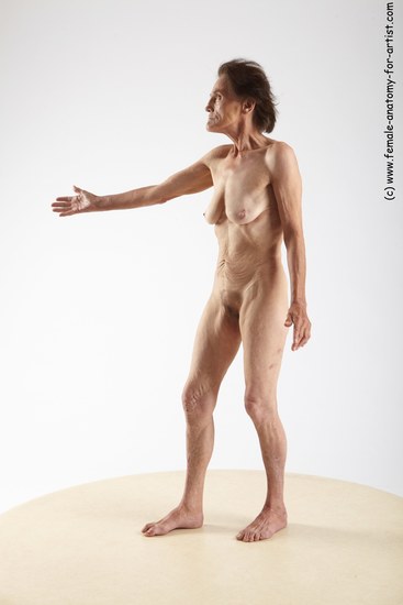 and more Nude Woman White Standing poses - ALL Underweight short grey Standing poses - simple Pinup