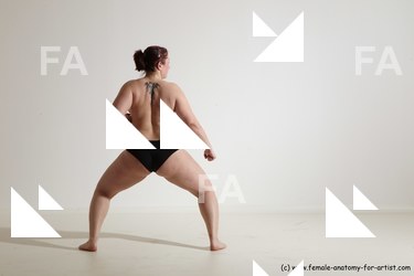 Nude Martial art Woman White Standing poses - ALL Average medium colored Standing poses - simple Dynamic poses Pinup