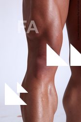 Swimsuit Woman White Detailed photos Muscular medium blond Academic