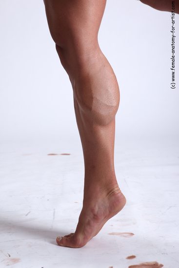 Swimsuit Woman White Detailed photos Muscular medium blond Academic