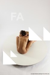 Nude Woman White Standing poses - ALL Slim long brown Standing poses - simple Multi angle poses Pinup