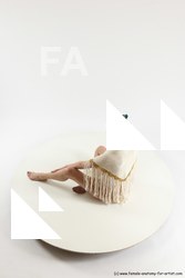 Underwear Woman White Sitting poses - ALL Athletic long brown Sitting poses - simple Multi angle poses Academic