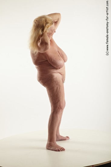 and more Nude Woman White Standing poses - ALL Overweight long blond Standing poses - simple Pinup