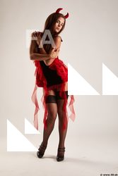 Casual Woman White Standing poses - ALL Athletic medium brown Standing poses - simple Academic