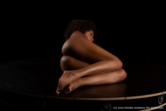 Nude Woman Black Slim medium black Standard Photoshoot Pinup