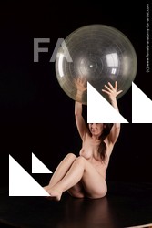 Nude Woman White Sitting poses - ALL Average long brown Sitting poses - simple Standard Photoshoot Pinup