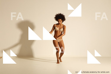 Underwear Woman Black Athletic medium black Dancing Dynamic poses Academic