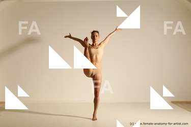 Woman Dynamic poses Academic