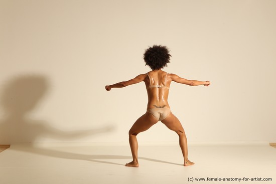 Underwear Gymnastic poses Woman Black Athletic medium black Dancing Dynamic poses Academic