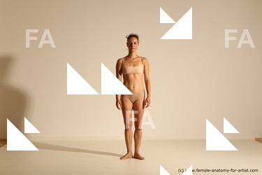 Underwear Woman Dynamic poses Academic