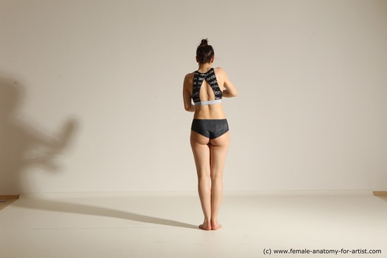 Underwear Woman Dynamic poses Academic