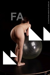 Nude Woman White Standing poses - ALL Average long brown Standing poses - simple Standard Photoshoot Pinup