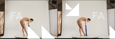 Nude Woman White Standing poses - ALL Slim short brown Standard Photoshoot Pinup