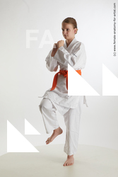 Sportswear Woman White Standing poses - ALL Slim long brown Standing poses - simple Standard Photoshoot  Academic