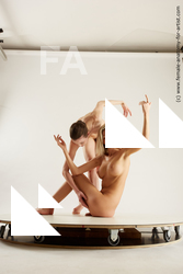 Nude Woman White Standing poses - ALL Slim Standing poses - simple Multi angle poses Pinup