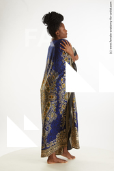 Casual Woman Black Standing poses - ALL long black Standing poses - simple Standard Photoshoot Chubby Academic