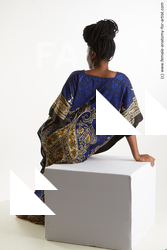 Casual Woman Black Sitting poses - ALL Average long black Sitting poses - simple Standard Photoshoot Academic