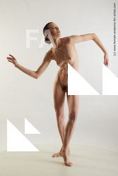 Nude Woman White Standing poses - ALL Underweight medium brown Standing poses - simple Standard Photoshoot Pinup