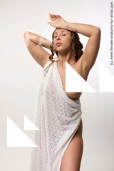 Nude Woman White Standing poses - ALL Slim long blond Standing poses - simple Standard Photoshoot Pinup