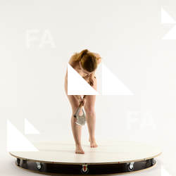 Nude Woman White Standing poses - ALL Slim Standing poses - bend over long brown Fighting with axe Standard Photoshoot Pinup