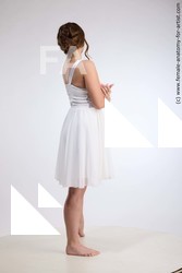 Casual Woman White Standing poses - ALL Average long brown Standing poses - simple Standard Photoshoot Academic