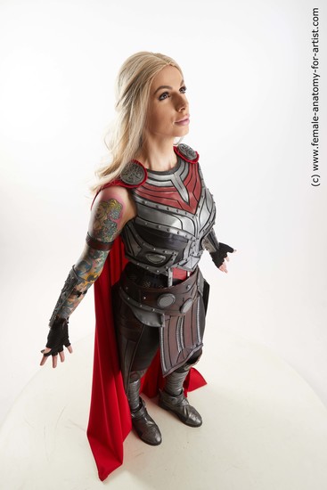 Casual Woman White Standing poses - ALL Slim long blond Standing poses - simple Standard Photoshoot Academic