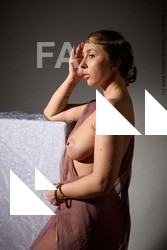 Nude Woman White Standing poses - ALL Slim long brown Standing poses - simple Standard Photoshoot Pinup