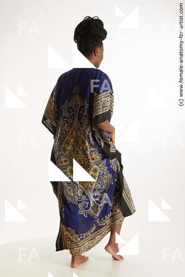 Casual Woman Black Standing poses - ALL Slim dreadlocks black Standing poses - simple Standard Photoshoot Academic