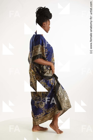 Casual Woman Black Standing poses - ALL Slim dreadlocks black Standing poses - simple Standard Photoshoot Academic