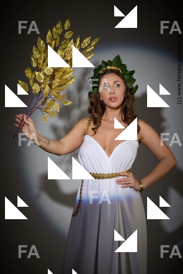 Casual Woman White Standing poses - ALL Average long brown Standing poses - simple Standard Photoshoot Academic