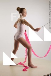 Sportswear Woman White Standing poses - ALL Slim long brown Standing poses - simple Standard Photoshoot  Academic