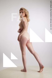 Underwear Woman White Standing poses - ALL Slim medium blond Standing poses - simple Standard Photoshoot Academic