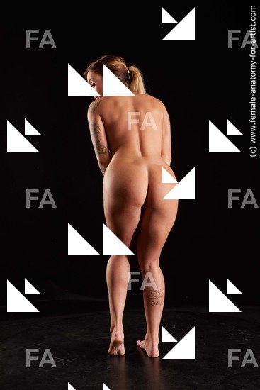 Nude Woman White Standing poses - ALL Slim long brown Standing poses - simple Standard Photoshoot Pinup