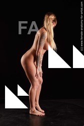 Nude Woman White Standing poses - ALL Slim long brown Standing poses - simple Standard Photoshoot Pinup